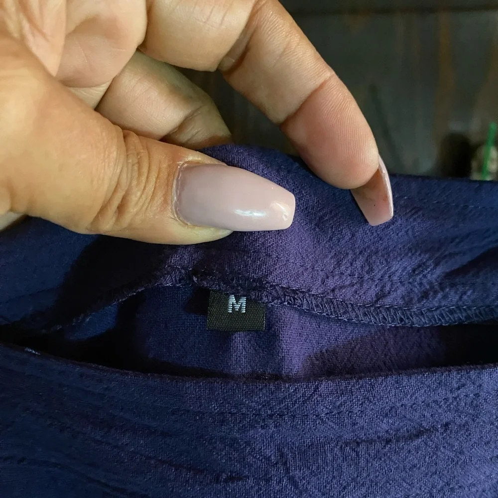 Blue medium size overalls - Picture 3 of 4